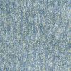 8' Blue And White Abstract Hand Woven Round Rug