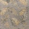 5' X 8' Gray And Taupe Wool Botanical Leaves Hand Tufted Area Rug