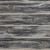 8' X 11' Gray Blue And Black Abstract Area Rug