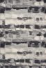 8' X 11' Gray Black And Ivory Abstract Area Rug