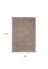 8' X 10' Beige Shag Hand Woven Area Rug
