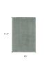 8' X 10' Slate Blue Shag Hand Woven Area Rug