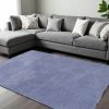 8' X 10' Purple Hand Woven Area Rug