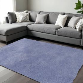 8' X 10' Purple Hand Woven Area Rug