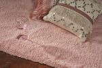 8' X 10' Pink Shag Hand Woven Area Rug