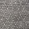 8' X 11' Gray And Ivory Geometric Area Rug