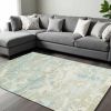 8' X 11' Sand Abstract Area Rug
