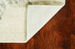 8' X 10' Gray And Ivory Abstract Area Rug