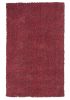 8' X 11' Red Shag Hand Woven Area Rug
