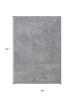 8' X 11' Gray Shag Hand Woven Area Rug