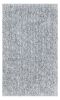8' X 11' Slate Blue And Ivory Abstract Shag Hand Woven Area Rug