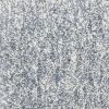 8' X 11' Slate Blue And Ivory Abstract Shag Hand Woven Area Rug