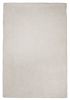 8' X 11' Ivory Shag Hand Woven Area Rug