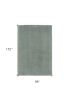 8' X 11' Slate Blue Shag Hand Woven Area Rug