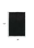 8' X 11' Espresso Shag Hand Woven Area Rug