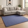 8' X 11' Purple Shag Hand Woven Area Rug
