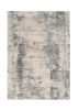 9' X 13' Ivory And Blue Abstract Area Rug
