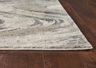 9' X 13' Gray And Tan Abstract Area Rug