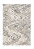 9' X 13' Gray And Tan Abstract Area Rug