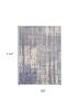 7' X 10' Gray And Ivory Abstract Hand Loomed Area Rug