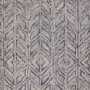 9' X 12' Blue And Beige Wool Chevron Hand Tufted Area Rug