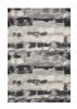 10' X 13' Gray Black And Ivory Abstract Area Rug