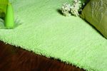 9' X 13' Green Hand Woven Area Rug