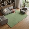 9' X 13' Green Hand Woven Area Rug