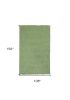 9' X 13' Green Hand Woven Area Rug