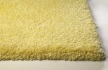 9' X 13' Canary Yellow Shag Hand Woven Area Rug