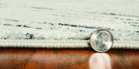 9' X 13' Silver And Gray Abstract Area Rug