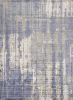 8' X 11' Gray And Ivory Abstract Hand Loomed Area Rug