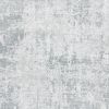 9' X 12' Dark Gray And Light Gray Abstract Hand Loomed Area Rug