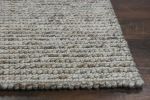 9' X 13' Natural Wool Hand Woven Area Rug