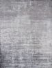 9' X 13' Slate Gray And Dark Gray Abstract Hand Loomed Area Rug