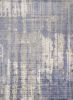 9' X 13' Gray And Ivory Abstract Hand Loomed Area Rug
