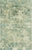 9' X 13' Beige And Blue Floral Medallion Hand Loomed Area Rug