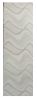 7' Ivory And Gray Wool Abstract Hand Tufted Runner Rug