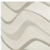 3' X 5' Ivory And Gray Wool Abstract Hand Tufted Area Rug