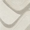 3' X 5' Ivory And Gray Wool Abstract Hand Tufted Area Rug