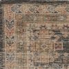 5' X 7' Brick Red Green And Brown Jute Southwestern Hand Woven Distressed Area Rug