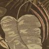 3' X 5' Brown And Beige Wool Botanical Leaves Hand Tufted Area Rug