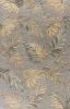 3' X 5' Gray And Taupe Wool Botanical Leaves Hand Tufted Area Rug