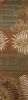 8' Rust Orange And Green Wool Botanical Leaves Hand Tufted Runner Rug