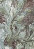 5' X 8' Green And Brown Abstract Area Rug