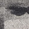 5' X 8' Gray Black And Ivory Abstract Area Rug
