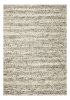 3' X 5' Gray And Ivory Wool Striped Handmade Area Rug