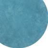 6' Blue Hand Woven Round Rug
