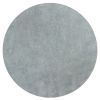 6' Blue Shag Hand Woven Round Rug