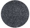 6' Black And White Hand Woven Round Rug